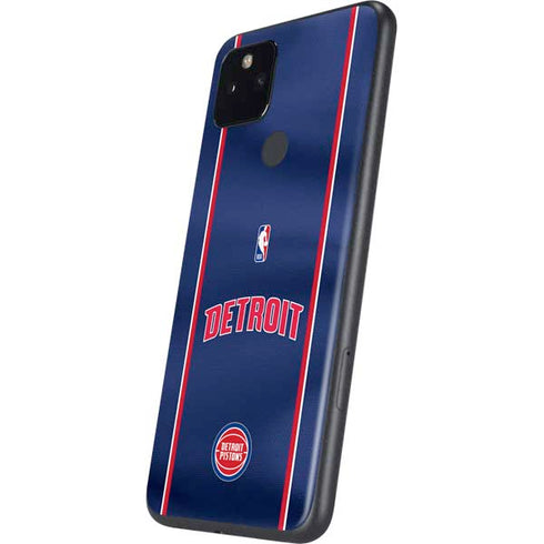 NBA Detroit Pistons Jersey Google Pixel 5a Skin